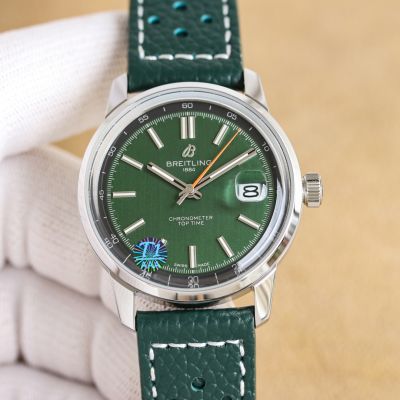 BLS Swiss Breitling TOP TIME Chronometer Automatic 38 Green Special Edition Replica Watch 